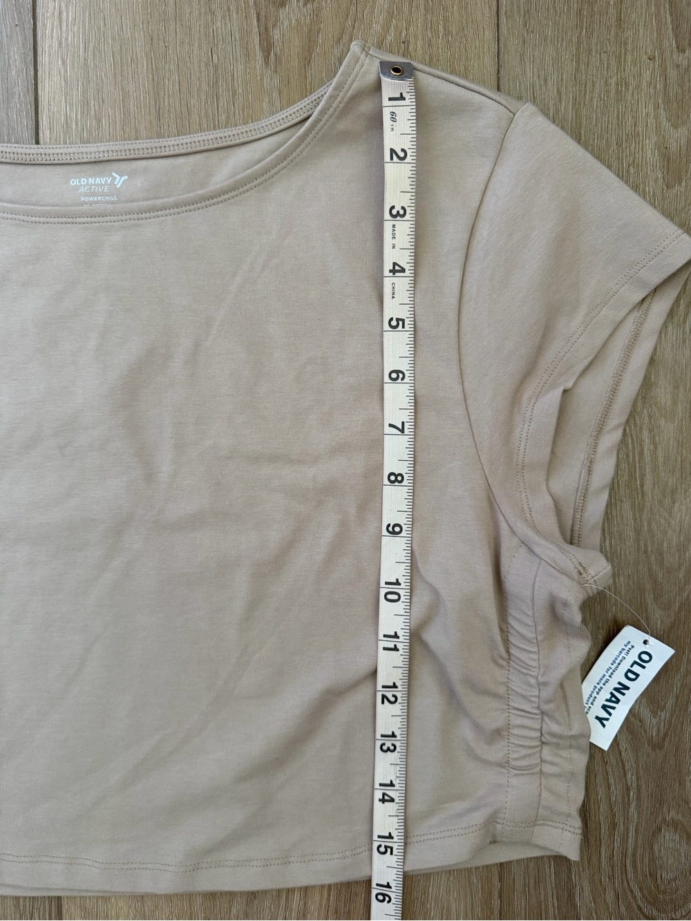 OLD NAVY Active PowerChill Ultra Crop TShirt NWT - Picture 3 of 5